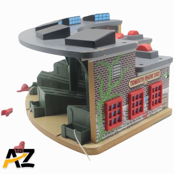 Thomas the Train & Friends Wooden Railway Deluxe Tidmouth Engine Shed Roundhouse - Picture 6 of 12